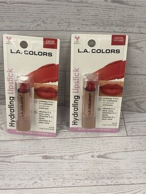 L.A. COLORS Lipstick Red Alert 2 pack